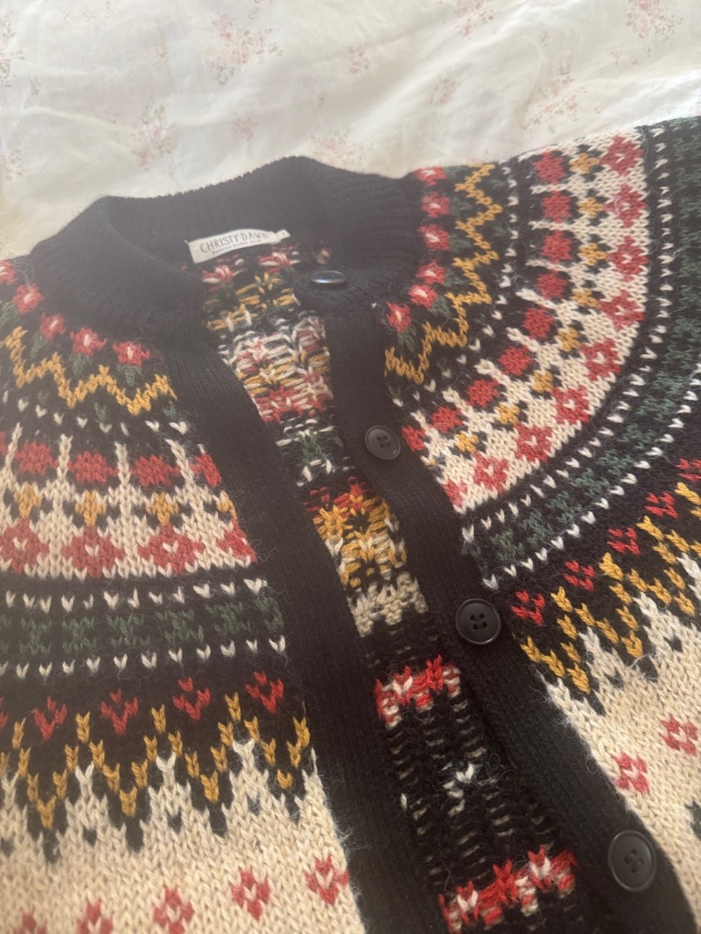 Christy Dawn Dora Cardigan in Norwegian Winter - Picture 6 of 8